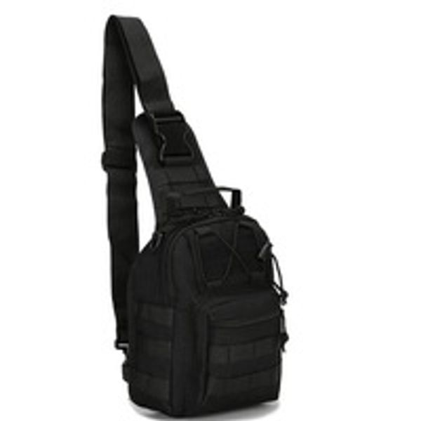 

outdoor climbing durable waterfroof 600d nylon molle tactical utility 3 ways shoulder sling pouch backpack chest bag