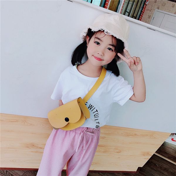 

women leather waist bag 2019 new kids fanny pack phone chest bag girls purse belt boys baby waist packs gift