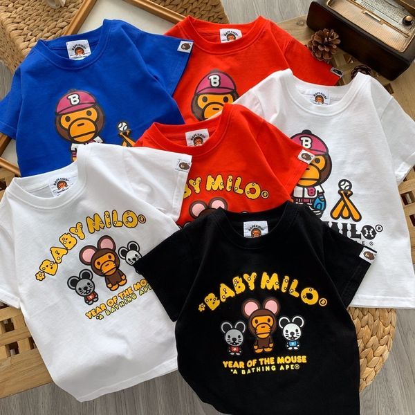 

2020 children t-shirt fashion new short-sleeved comfortable summer casual kids clothes ga2m z3h9, Blue