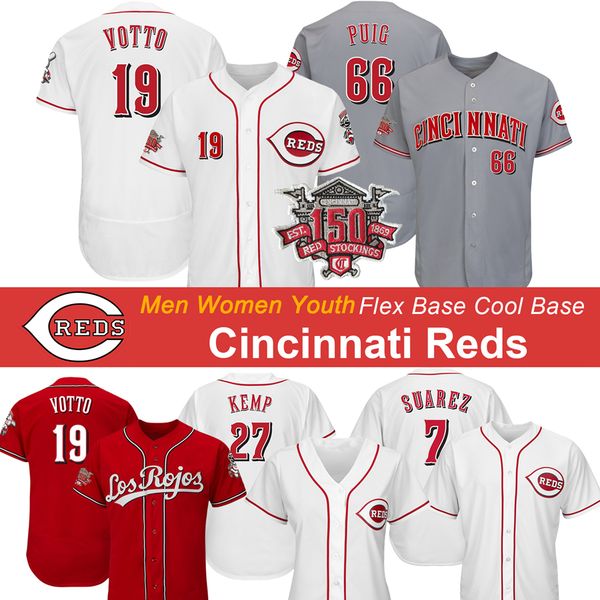 

cincinnati custom reds jerseys yasiel puig jersey nick senzel joey votto derek dietrich luis castillo eugenio suarez tucker barnhart jesse, Blue;black