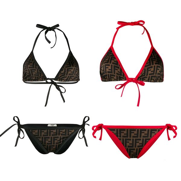 

women's luxury swimwear designer women brand bikini swimsuits 2020 new arrival comfortable women swim set without underwire-2, White;black