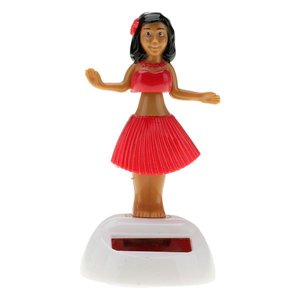

citygirl plastic solar powered hawaii hula girl swinging dancing toy