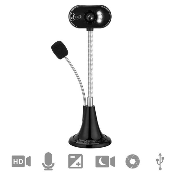 

kkmoon веб-камера с микрофоном led hd usb веб-камеры видео для рабочего стола ноутбука gaming conferencing автомобиля