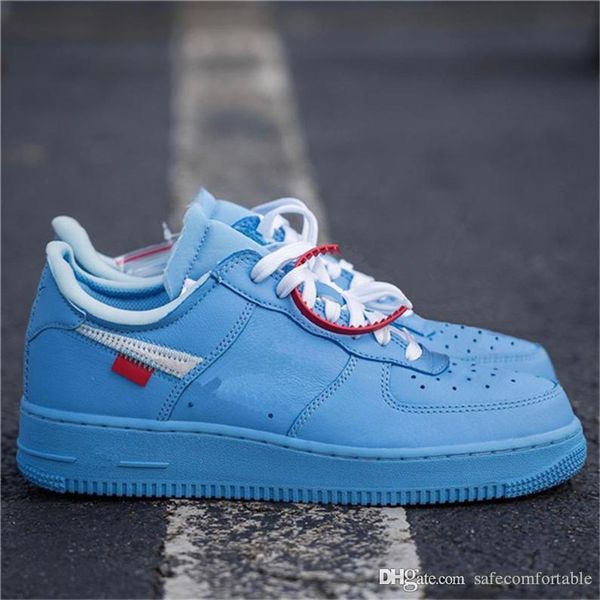 

2019 new authentic white x 1 air mca univer ity blue ba ketball hoe for men port neaker with original box ci1173 400 di count