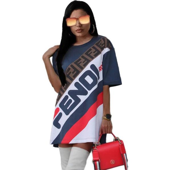 

ff womens one piece ff dress sleeveless summer skirt designer above_knee slim dress elegant luxury night club clubwear, Black;gray