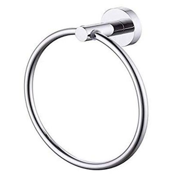 

gytb stainless steel towel ring holder hanger chrome wall mounted bathroom home l