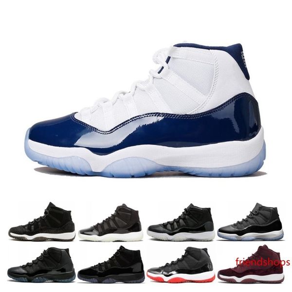 

new 11 11s concord cap and gown men women basketball shoes 72-10 gamma blue platinum tint sports shoe sneaker 5.5-13