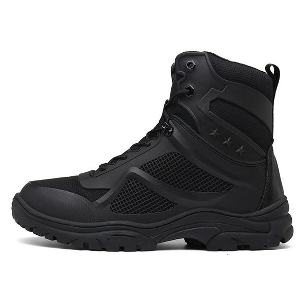 

anti-slip combat boots special forces black and white with pattern training shoes boots delta combat winter
