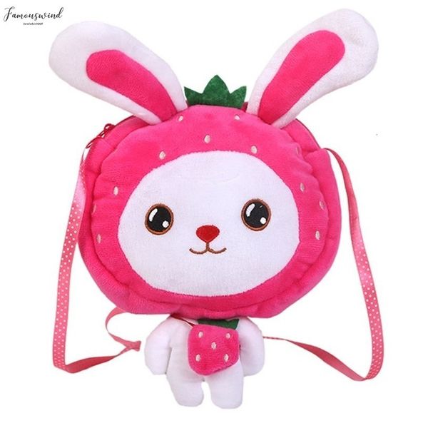 

женский cute fruit плюшевой сумки игрушка кролик кукла messenger плечо мешок персонализированной сумка женская сумка на молнию плюш 1213
