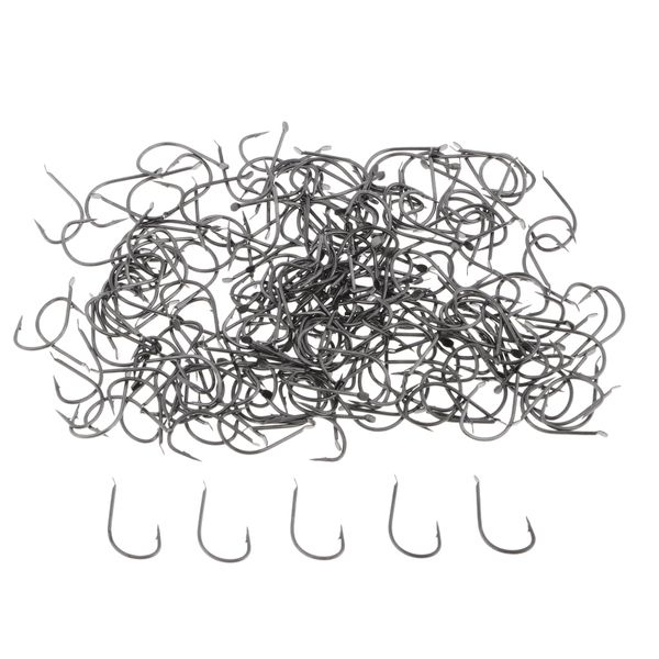 

5 boxes fishing hooks with barbed crab hook sports accessories