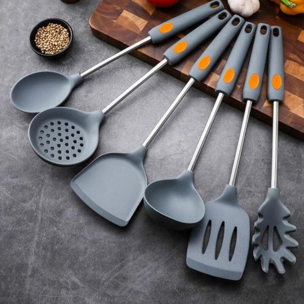 

kitchentool sets cooking utensils spoon household cookware 6pcs stainless steel kitchen utensil set cooking utensils nonstick cookware sets