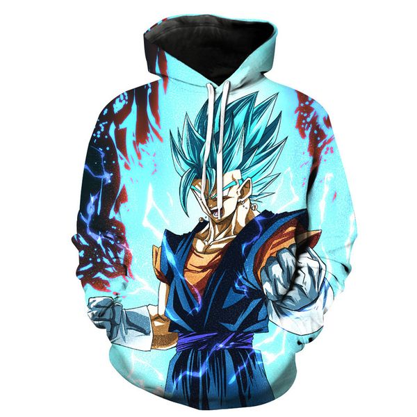 

3d print hoodies pullover hooded sweatshirts for men women lovers 2019 autumn fashion hip hop street wear cartoon, Black
