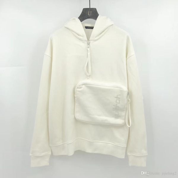 

2019 осени new fashion мужской высокого качества дизайнер толстовка размер сша балахон big стиль ~ вершины роскошных мужских дизайнерские то, Black