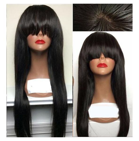 

Горячие бразильские волосы длинные прямые парики африканские амери имитация шел