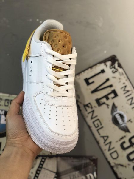 

air force 1 af1 men's skateboard shoes outdoor fashion classic sports sneakers breathable new casual thick bottom running shoes 333, Black