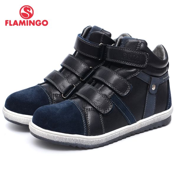 

qwest (flamingo) autumn felt anti-slip fashion kids boots kids shoes for boys size 31-36 w6xy231/232, Black;grey