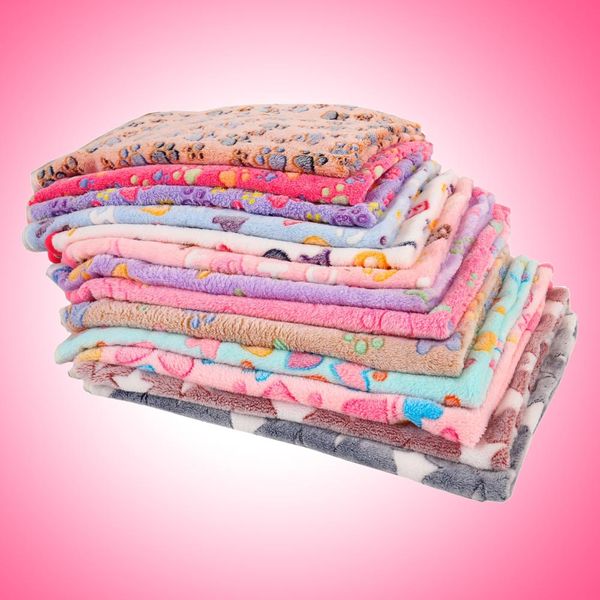 

coral fleece pet kennel blanket pads soft warm puppy bed/mat sofa 104*76cm