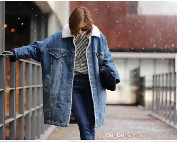 

womens designer winter coats luxury denim wool liner trench coats fashion oversize womens casual jeans coat, Tan;black