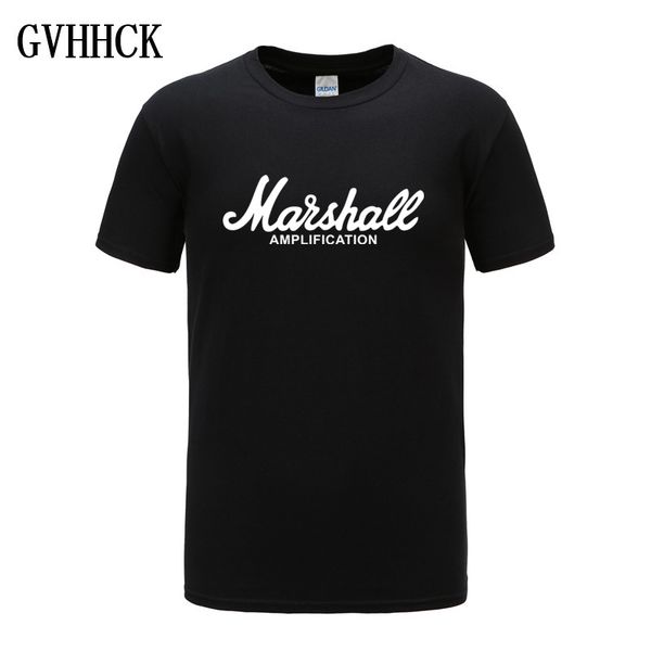 

new 2018 sale summer 100% cotton marshall t shirt men short sleeves tee hip hop streetwear for fans hipster xs-2xl, White;black
