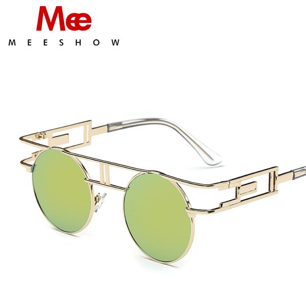 

fashion punk sunglasses 2019 women retro sunglasses brand designer ocean lens mirror coating sun glasses oversize uv400 s7026, White;black
