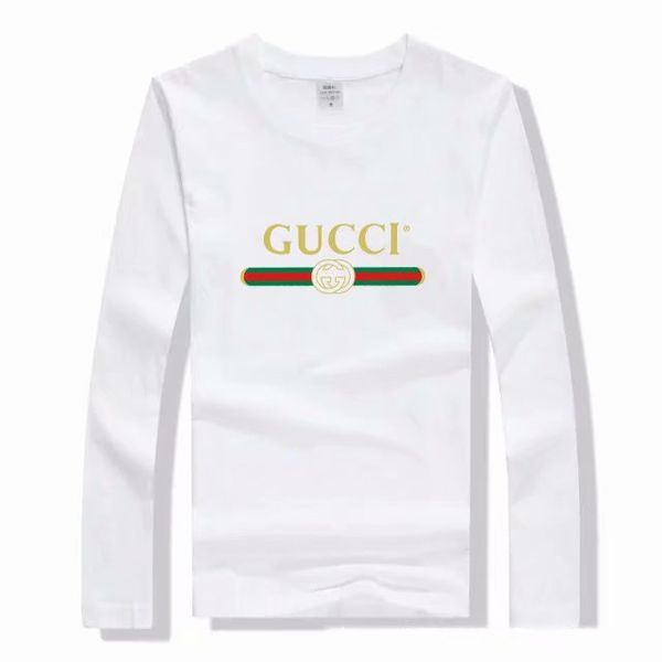 

Men 039 women 039 long leeve luxury 100 cotton t hirt tee fa hion de igner ca ual active t hirt hirt hirt top 9 color