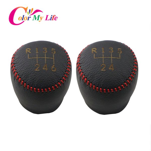 

color my life leather 5 6 speed mt car shift knob protection collars cover for cruze sedan hatchback 2009 - 2015 es