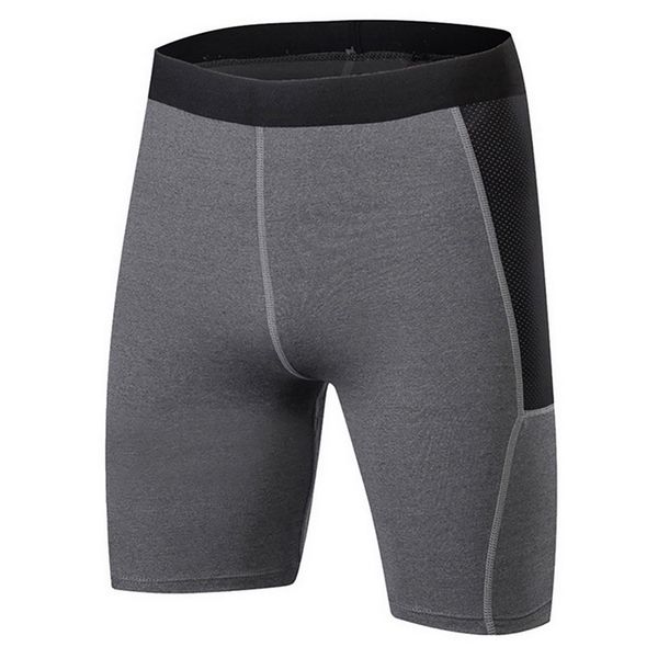 

heflashor 2019 new men's compression shorts pants men bodyboulding short pants professional fitness quick-drying short bottoms, White;black