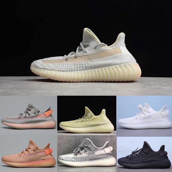 

Новые Static Clay Sesame True Form Гиперпространство Мужчины Женщины Кроссовки Kanye West Beluga Orange