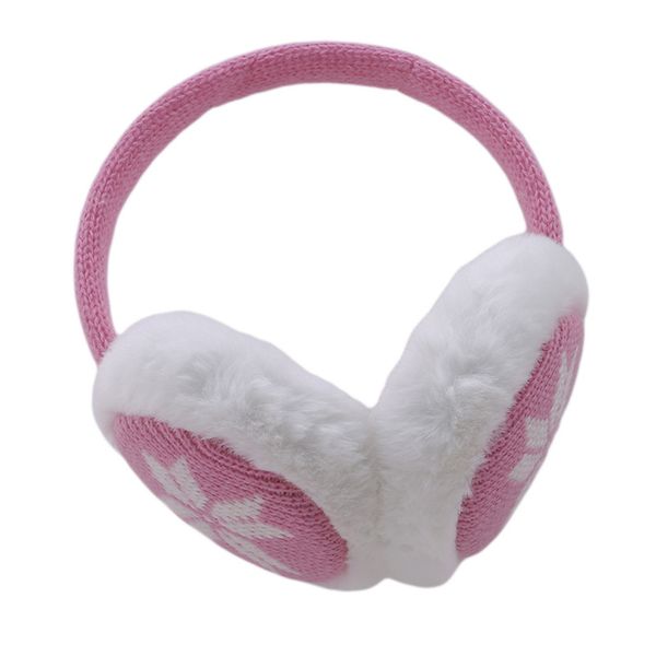 

women winter warm earmuffs comfort fawn snowflake thickening plush earmuffs winter accessories, Blue;gray