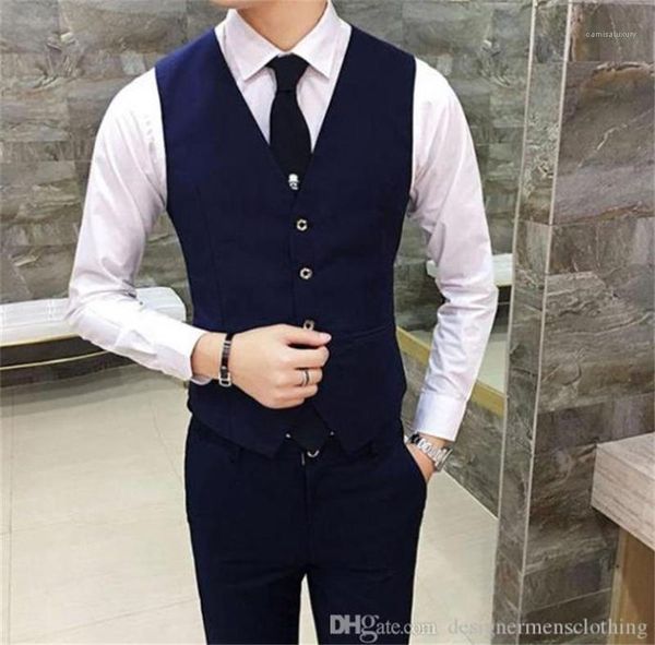 

suit slim vest sleeveless fashion solid color mens outerwear male clothing men business, Black;white