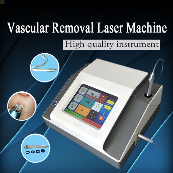 

new come 0.2mm 0.5mm 1mm 2mm 3mm size touch screen 980nm diode laser vascular removal blood vessel spider vein removal machine, Black