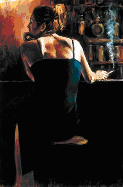 

fabian perez «ожидание глотка» home decor расписанную hd печать картина маслом на холсте wall art canvas картинки 200229