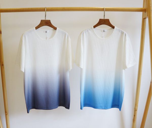 

2020ss spring and summer new high grade cotton printing short sleeve round neck panel t-shirt size: m--xl-xxl-xxxl color: black white q55a, Black;brown