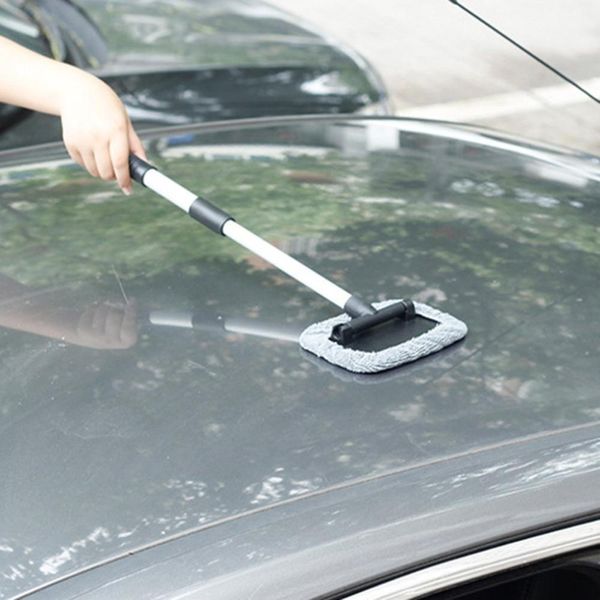 

car glass cleaning brush retractable glass defogging brush car wash wax tow dust sweeping ash cleaning