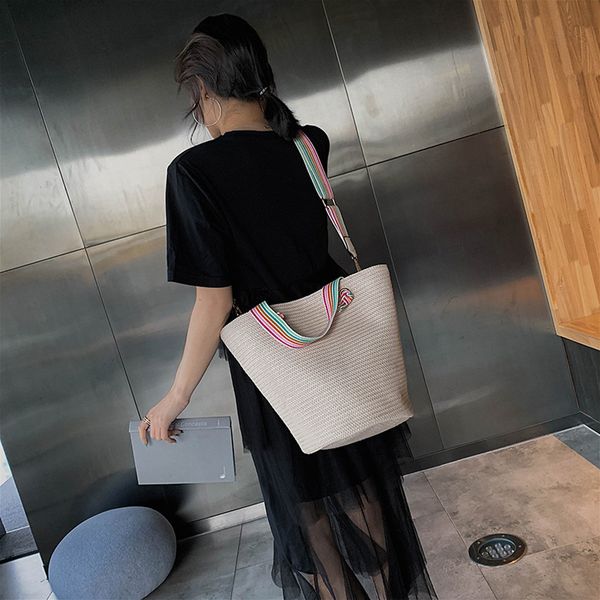

ocardian handbag new fashion bag 2019 women rainbow chain bag weave shopping summer mini flap crossbody dropship may9