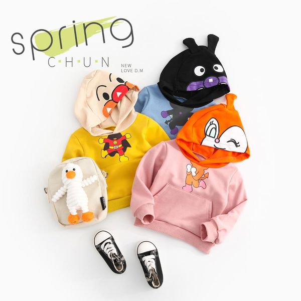 

1 2 3 4 5 y toddler kids hoodies for girls casual cartoon hoodie boys sweatshirt 2019 autumn baby clothing cotton child pullover, Blue