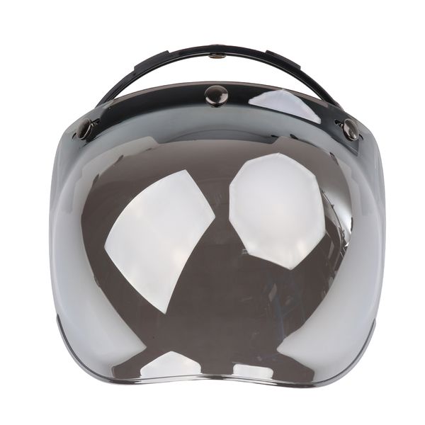 

flip up 3-snap vintage durable windshield motorcycle uv lens bubble visors wind shield helmet visor retro windscreen