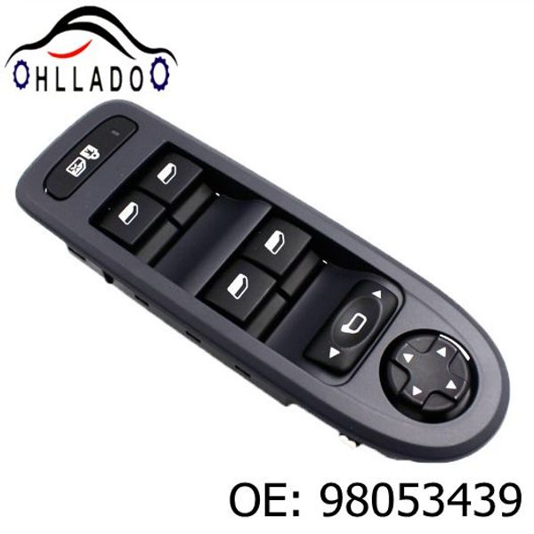 

hllado black new electric master window switch 98053439 for peugeot 308 2008-2013 power window switch 98053439 car accessories