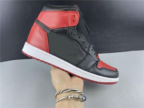

limited edition 1 high баскетбол дизайнерские обувь ban banned черный varsity красный белый мода спорт zapatos кроссовки лучшее качество