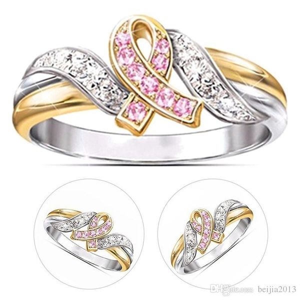 

серебро золото женщин рак ленты исходное письмо кольца модные циркон бесконечность gauntlet геометрическая обручальное подарка ювелирных изд, Golden;silver