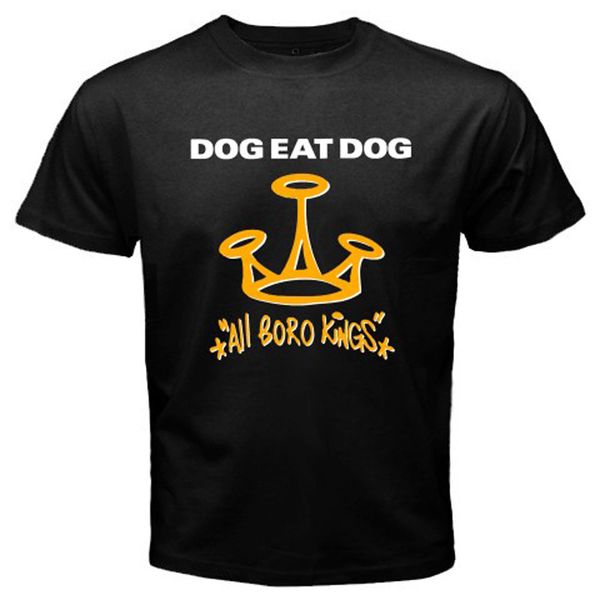 

Cheap Tee Shirts Short Crew Neck New Dog Eat Dog Hard Punk Rock Band Men's Black T-Shirt Size S M L Xl 2Xl 3Xl Christmas Mens