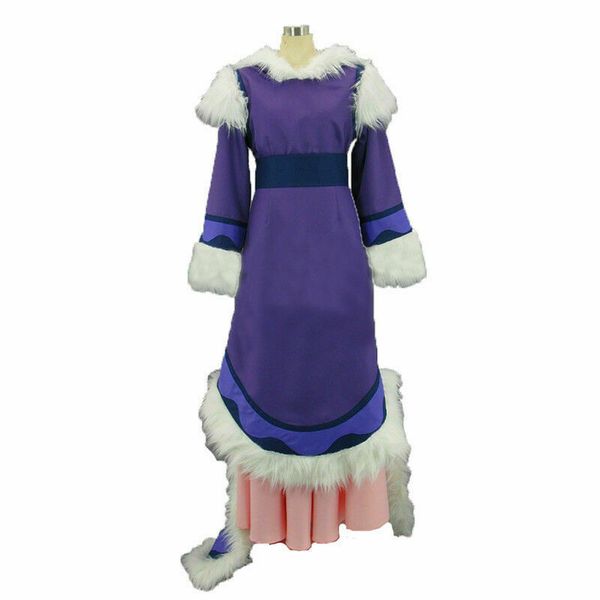 

avatar last airbender northern water tribe princess yue cosplay costume, Black;red