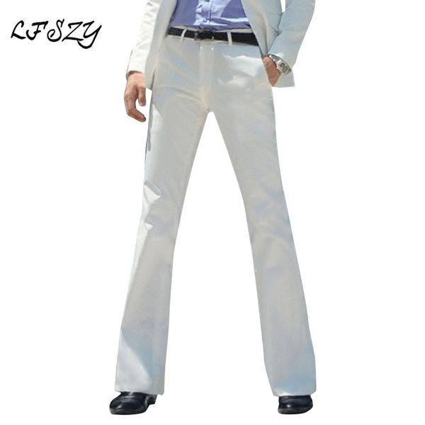 Compre 2019 Nuevos Pantalones Acampanados Para Hombres Pantalones