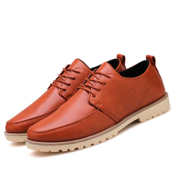 

men business dress shoes lace-up spring / winter plush warm formal shoes classic daily men derby shoes, Black