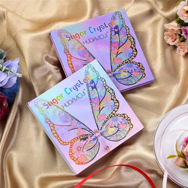 

New hudamoji butterfly 16 color nued eye hadow palette makeup long la ting co metic limited edition eye hadow palette