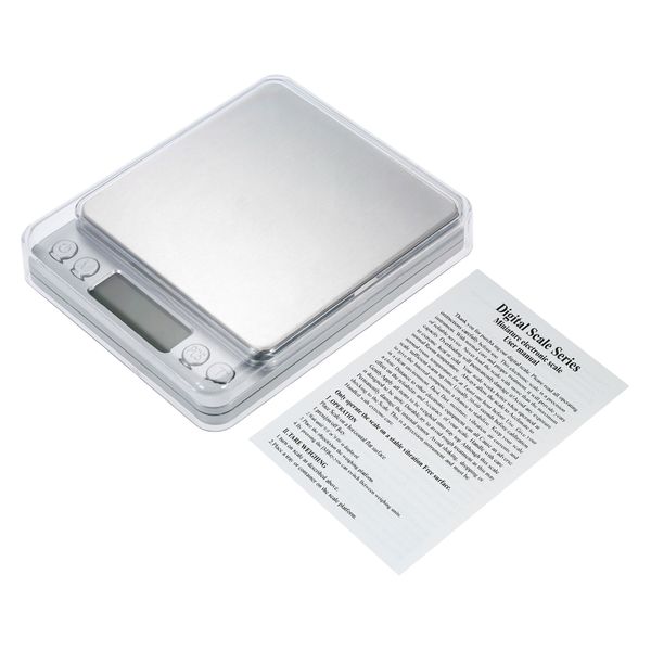 

500g/0.01g 3kg/0.1g mini digital kitchen scale lcd display electric kitchen scal pocket with trays jewelry scale weight