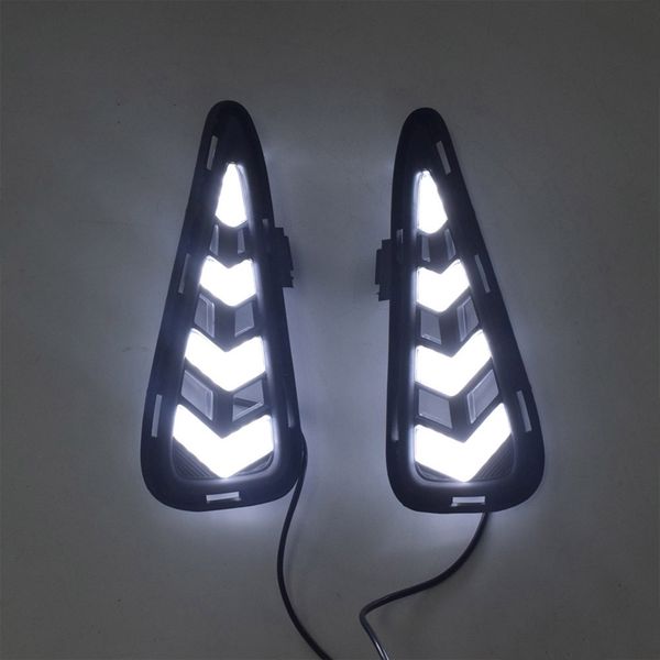 

dhbh-car accessories led daytime running light for camry 2015 2016 drl cover fog lamp car-styling external front fog lamp