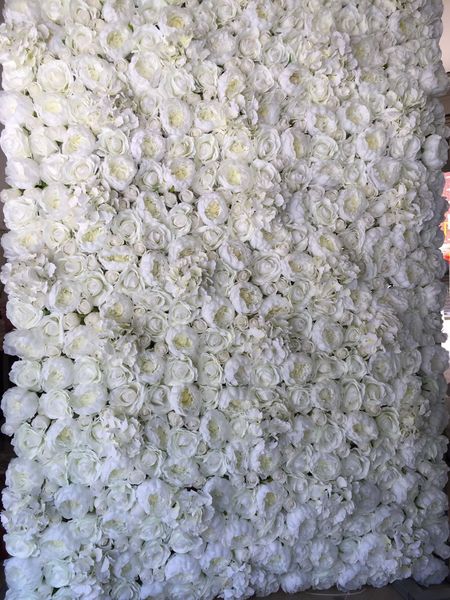 

Artificial flower wall wedding backdrop ro e new hydrangea peony lawn pillar road lead decoration 10pc lot
