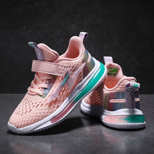 

summer kids sneakers black white boys sport shoes for school breathable girls casual flats shoes teenage trainers