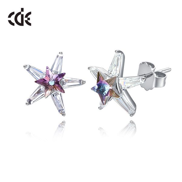 

wedding party silver s925 beaded pearl gift woman lady diamond jewelry earrings for bride acting initiation graduation cde-625, Golden